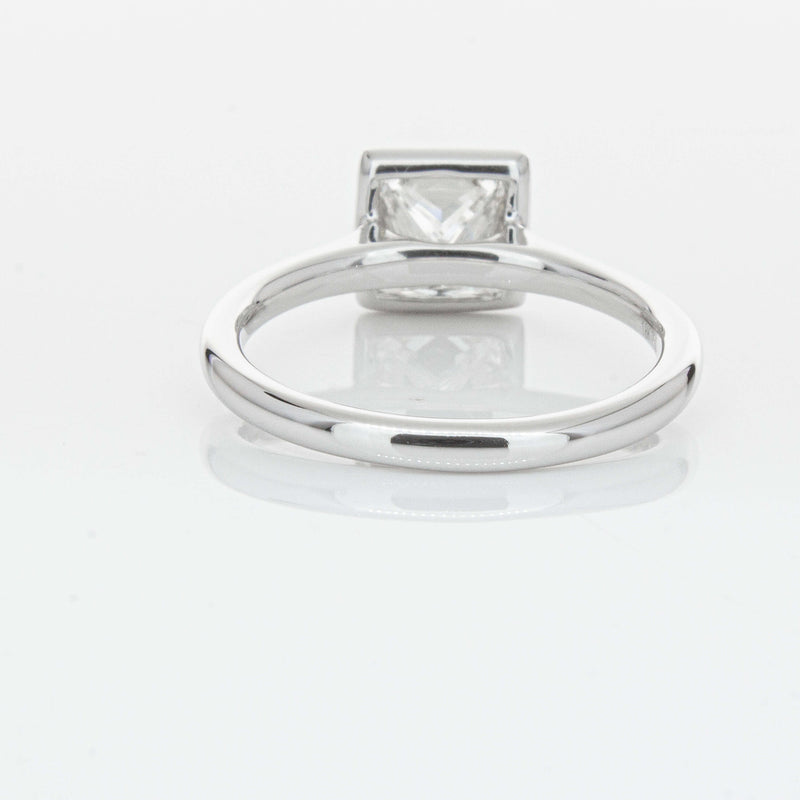 18ct White Gold 1.50ct Reclaimed Princess Cut Diamond Natalia Ring-Ring-Walker & Hall
