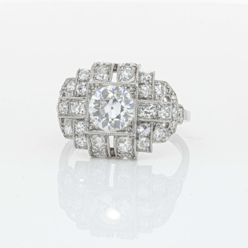 Deja Vu Platinum 1.80ct Diamond Cluster Ring - Ring - Walker & Hall