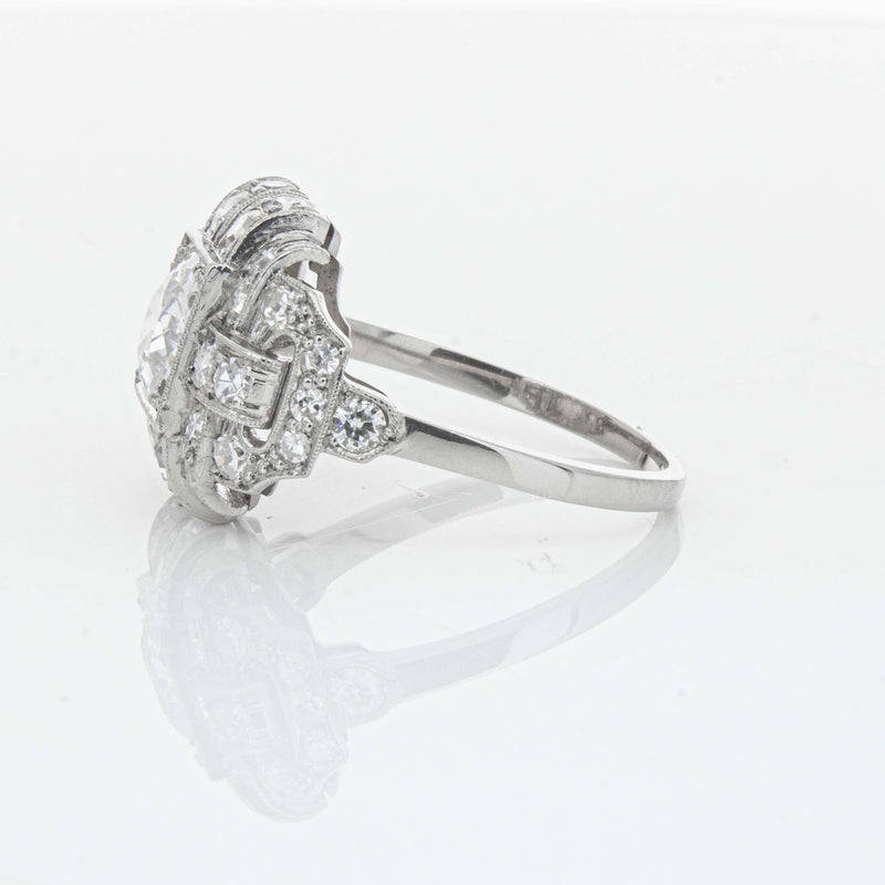 Deja Vu Platinum 1.80ct Diamond Cluster Ring - Ring - Walker & Hall