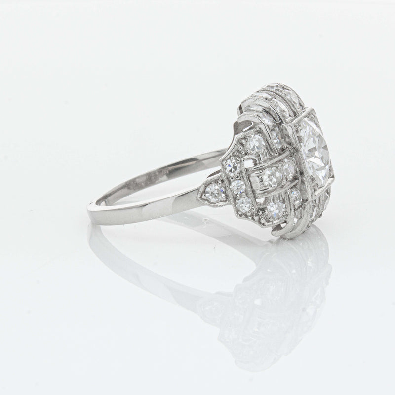 Deja Vu Platinum 1.80ct Diamond Cluster Ring - Ring - Walker & Hall