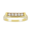 Deja Vu 18ct Yellow Gold .12ct Diamond Five-Stone Ring - Ring - Walker & Hall