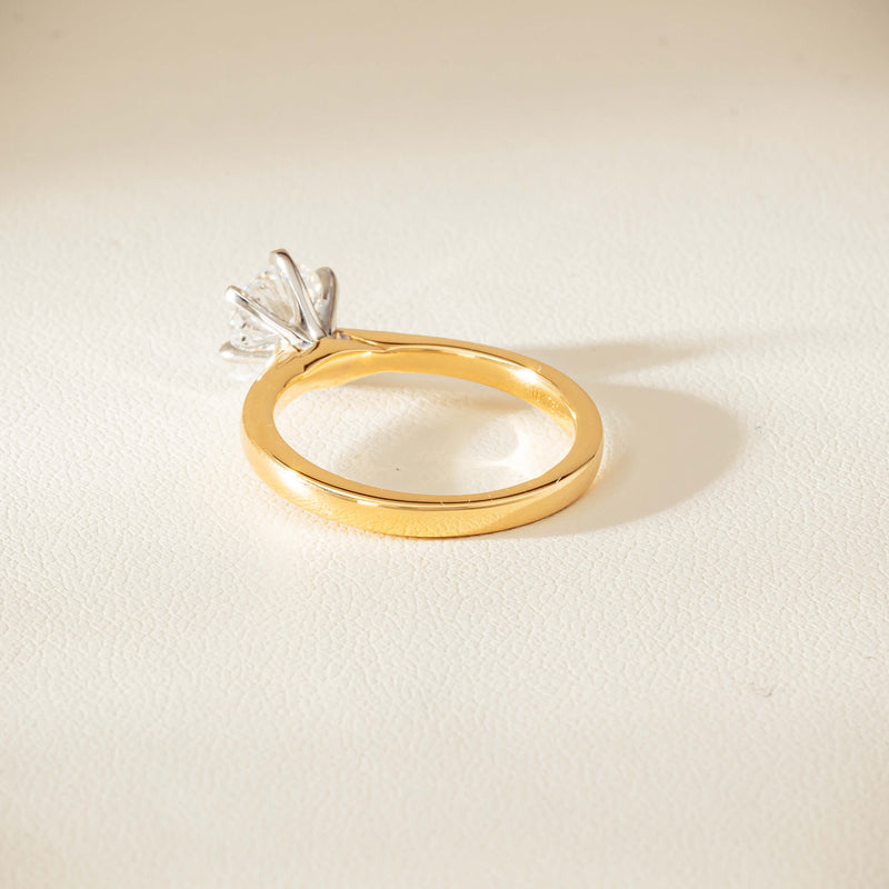 18ct Yellow Gold 1.01ct Diamond Capri Ring - Ring - Walker & Hall