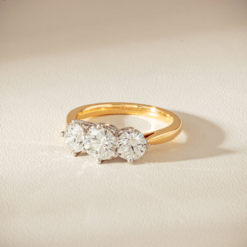 18ct Yellow Gold 2.22ct Diamond Coronado Ring