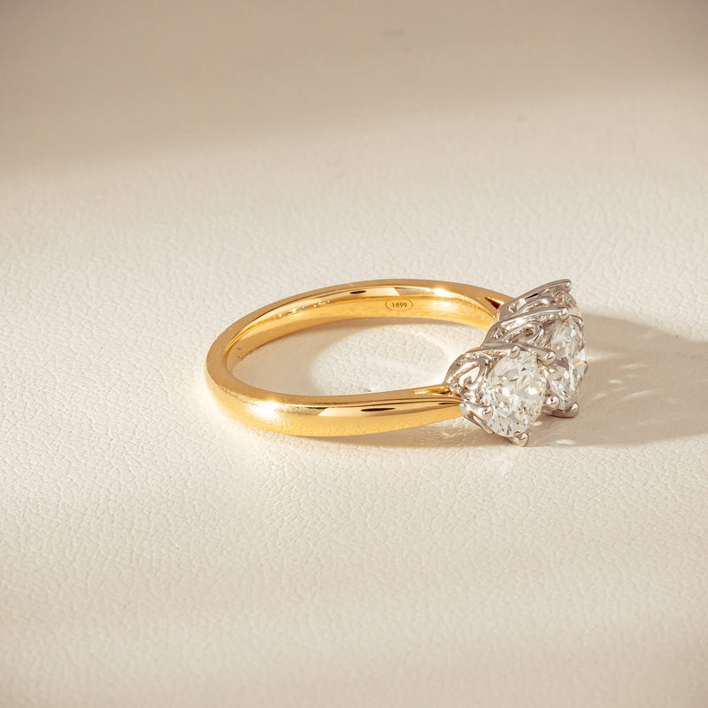18ct Yellow Gold 2.22ct Diamond Coronado Ring