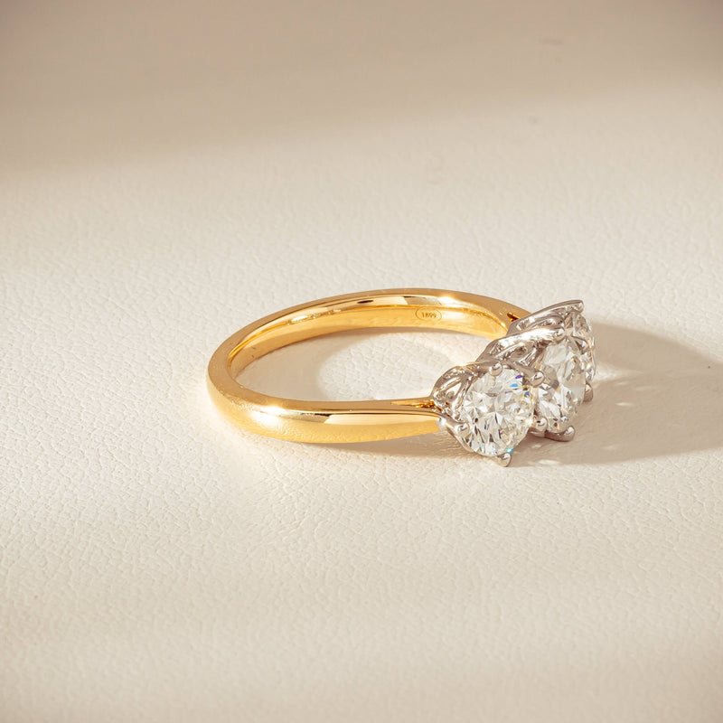 18ct Yellow Gold 2.22ct Diamond Coronado Ring