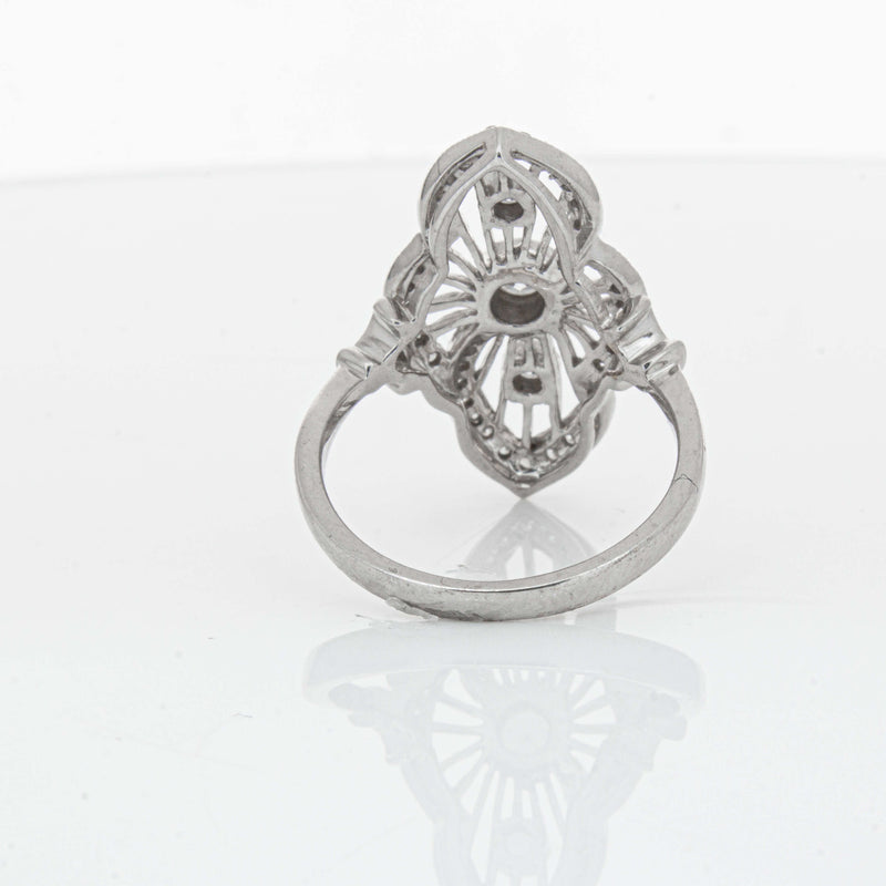 Deja Vu 18ct White Gold .50ct Diamond Openwork Ring - Ring - Walker & Hall