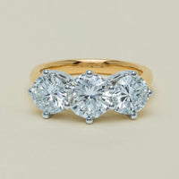 18ct Yellow Gold 3.49ct Reclaimed Diamond Coronado Ring - Ring - Walker & Hall