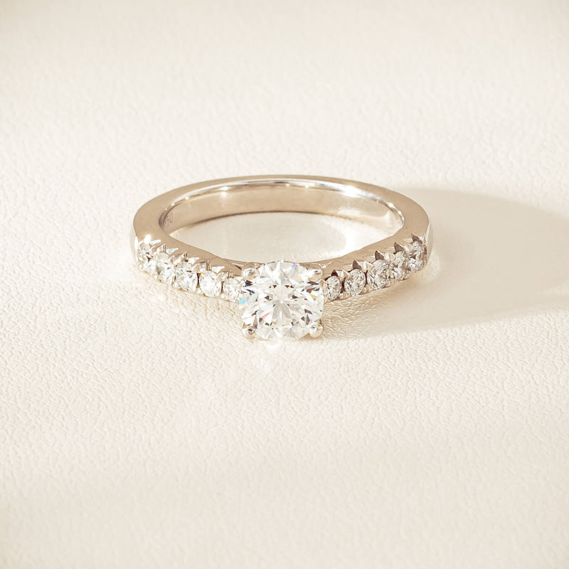 18ct White Gold .91ct Reclaimed Diamond Phoenix Ring - Ring - Walker & Hall