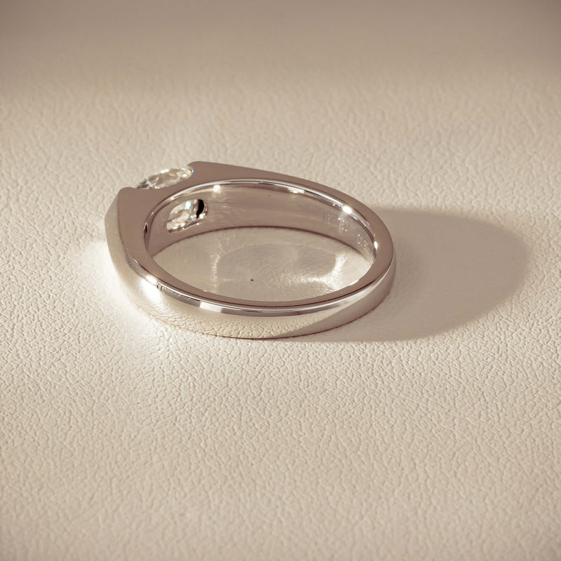 18ct White Gold .96ct Oval Brilliant-Cut Diamond Astrid Ring - Ring - Walker & Hall