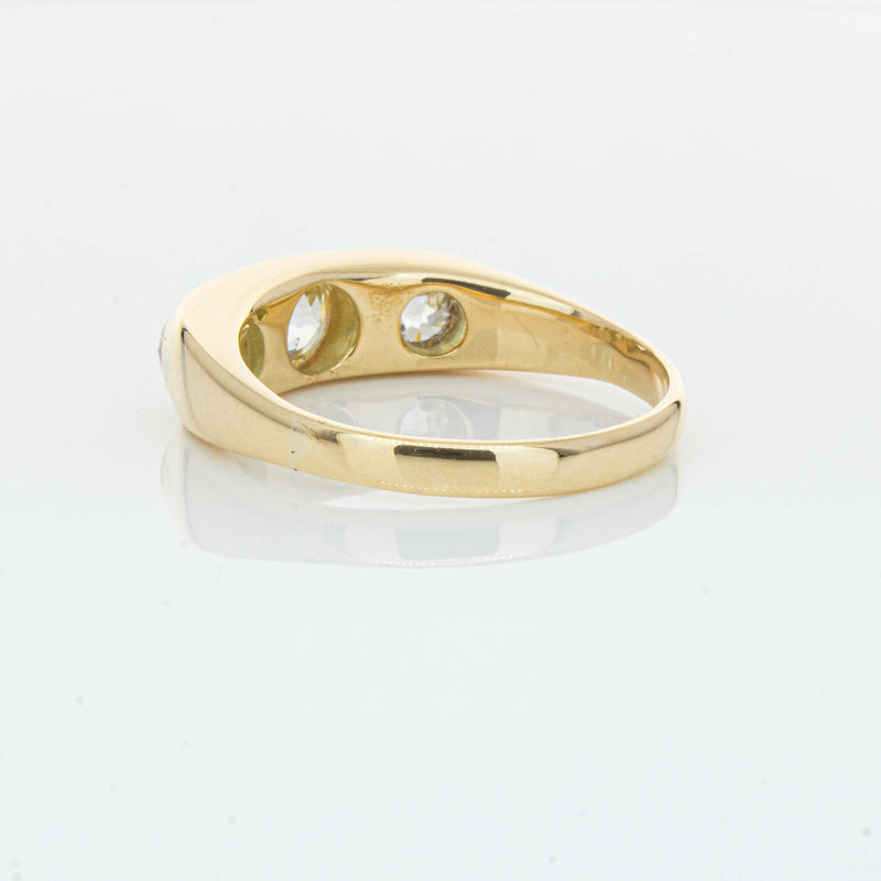 Deja Vu 14ct Yellow Gold 1.36ct Diamond Three-Stone Ring - Ring - Walker & Hall