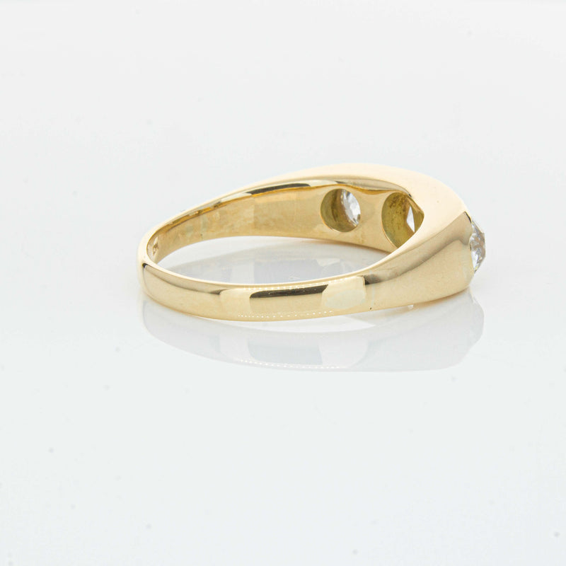 Deja Vu 14ct Yellow Gold 1.36ct Diamond Three-Stone Ring - Ring - Walker & Hall