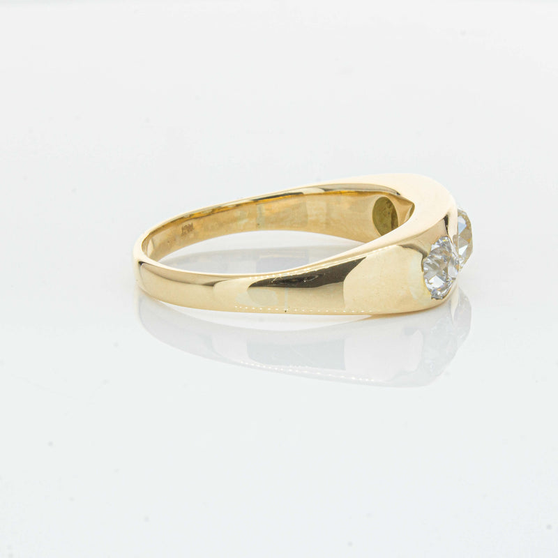 Deja Vu 14ct Yellow Gold 1.36ct Diamond Three-Stone Ring - Ring - Walker & Hall