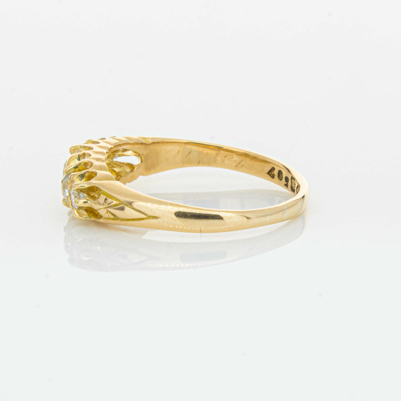Vintage 18ct Yellow Gold .38ct Old-Cut Diamond Ring - Ring - Walker & Hall
