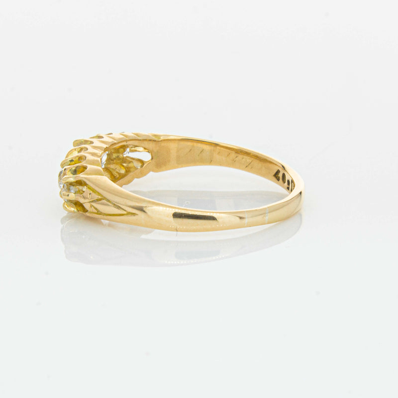Vintage 18ct Yellow Gold .38ct Old-Cut Diamond Ring - Ring - Walker & Hall
