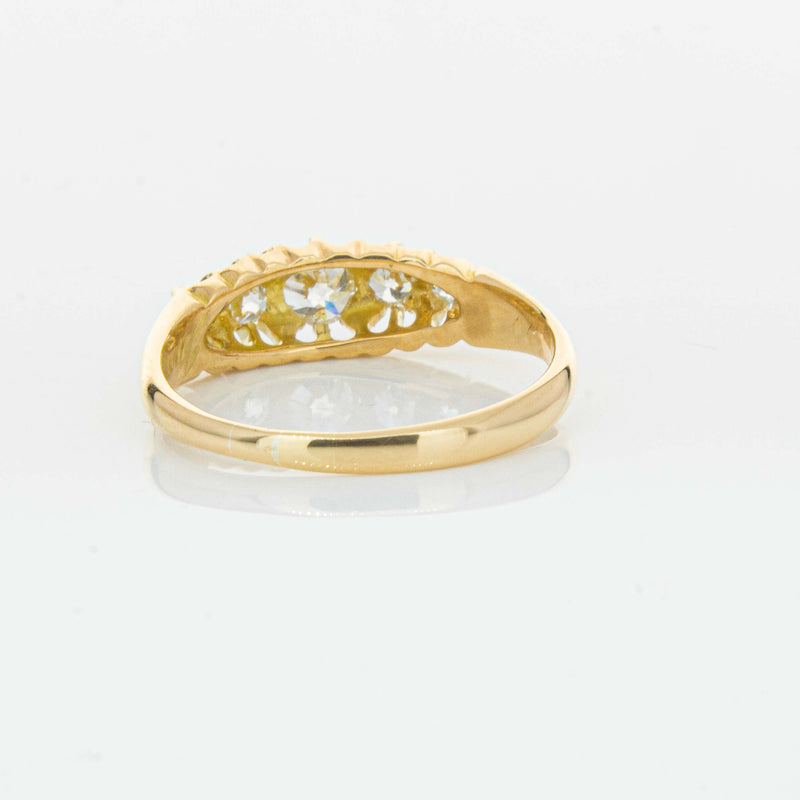 Vintage 18ct Yellow Gold .38ct Old-Cut Diamond Ring - Ring - Walker & Hall