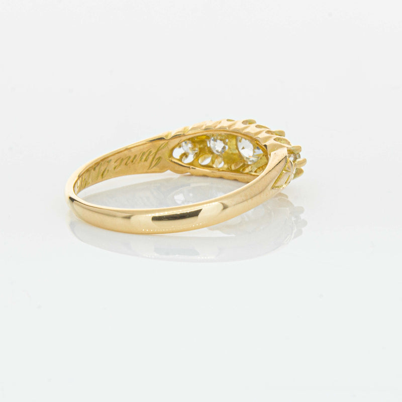 Vintage 18ct Yellow Gold .38ct Old-Cut Diamond Ring - Ring - Walker & Hall