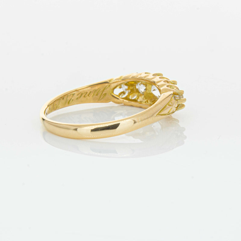 Vintage 18ct Yellow Gold .38ct Old-Cut Diamond Ring - Ring - Walker & Hall