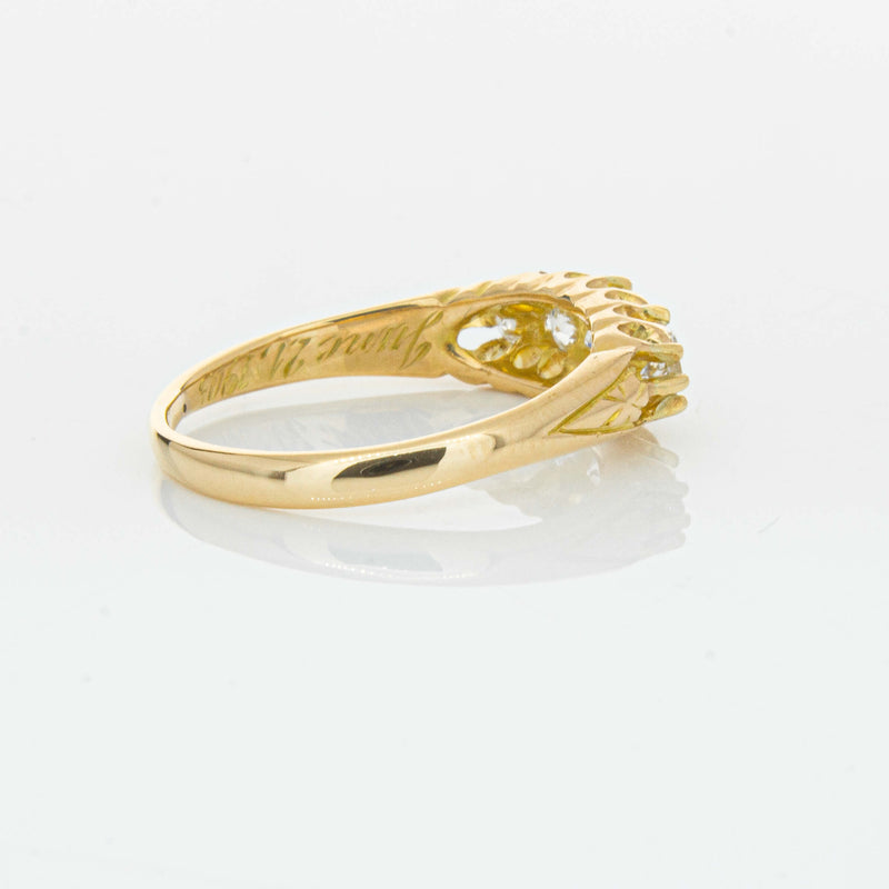 Vintage 18ct Yellow Gold .38ct Old-Cut Diamond Ring - Ring - Walker & Hall