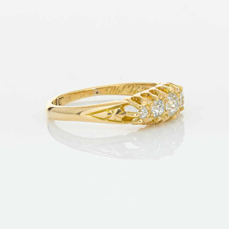 Vintage 18ct Yellow Gold .38ct Old-Cut Diamond Ring - Ring - Walker & Hall
