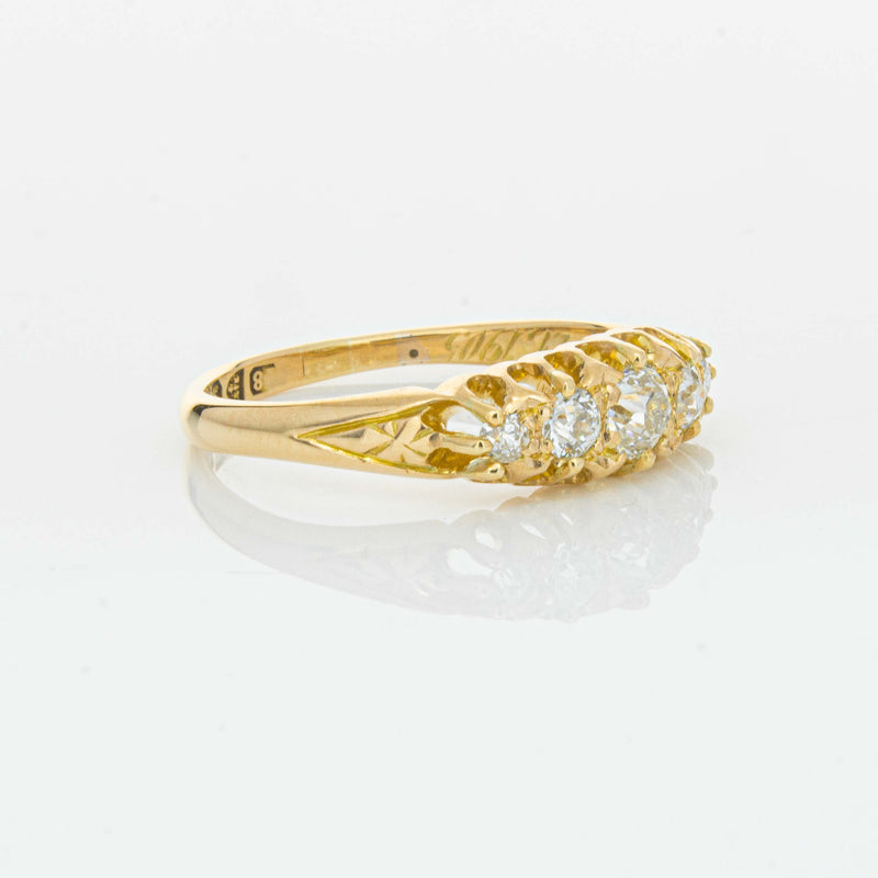 Vintage 18ct Yellow Gold .38ct Old-Cut Diamond Ring - Ring - Walker & Hall
