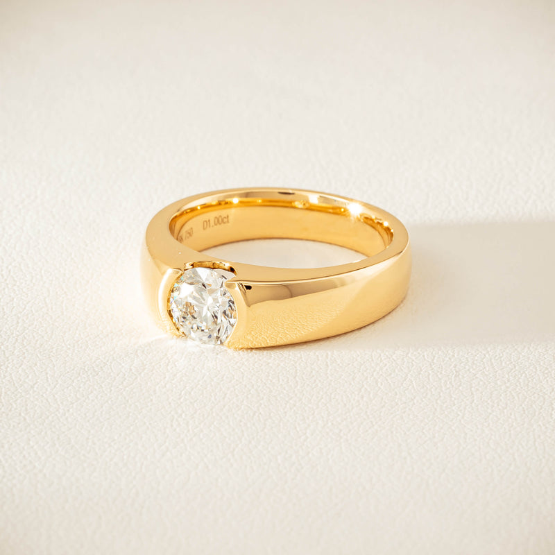 18ct Yellow Gold 1.00ct Diamond Astrid Ring - Ring - Walker & Hall