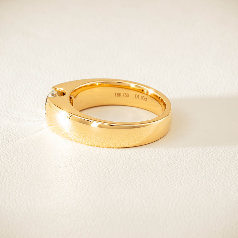 18ct Yellow Gold 1.00ct Diamond Astrid Ring - Ring - Walker & Hall