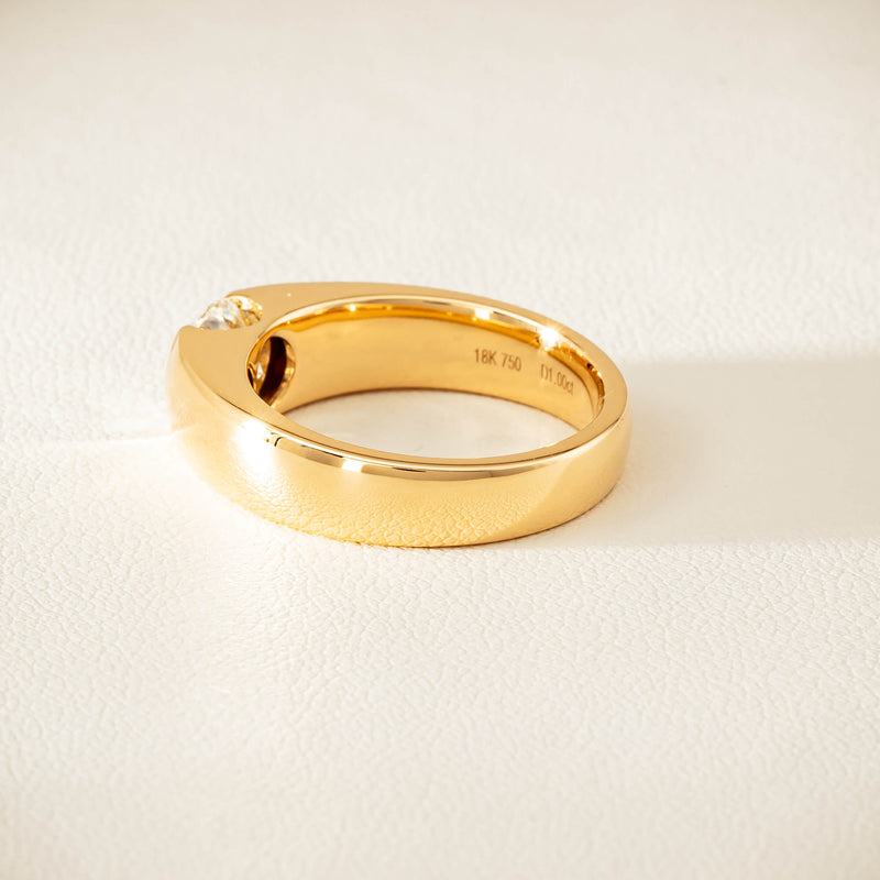 18ct Yellow Gold 1.00ct Diamond Astrid Ring - Ring - Walker & Hall