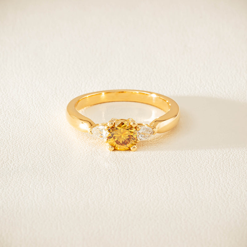 18ct Yellow Gold .64ct Yellow Diamond Ayla Ring - Ring - Walker & Hall