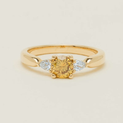 18ct Yellow Gold .64ct Yellow Diamond Ayla Ring - Ring - Walker & Hall
