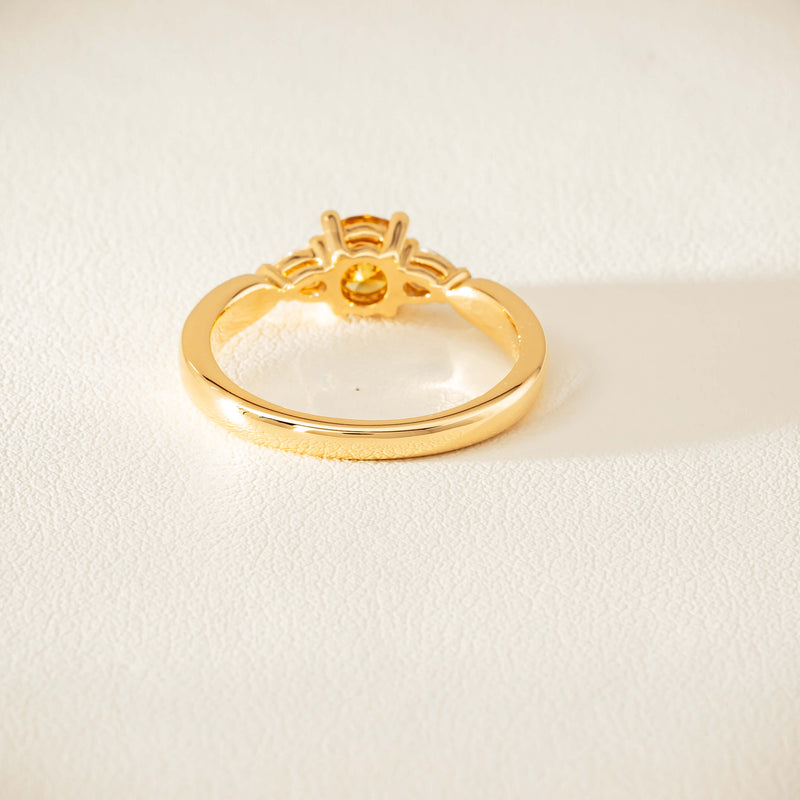 18ct Yellow Gold .64ct Yellow Diamond Ayla Ring - Ring - Walker & Hall