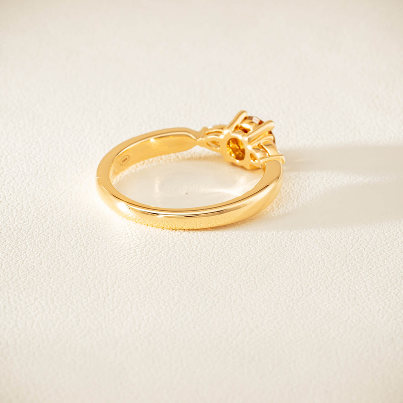 18ct Yellow Gold .64ct Yellow Diamond Ayla Ring - Ring - Walker & Hall