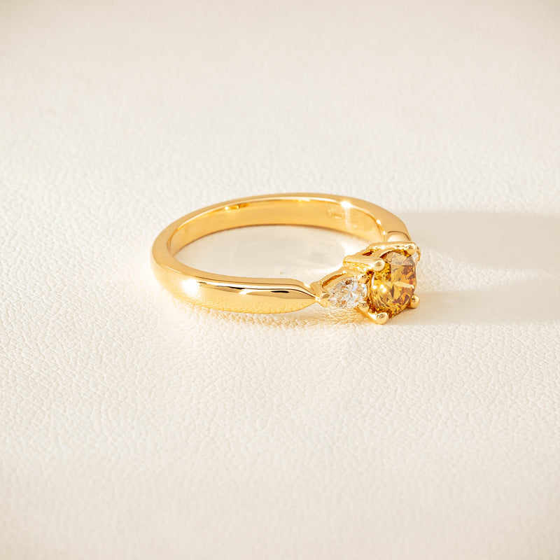 18ct Yellow Gold .64ct Yellow Diamond Ayla Ring - Ring - Walker & Hall