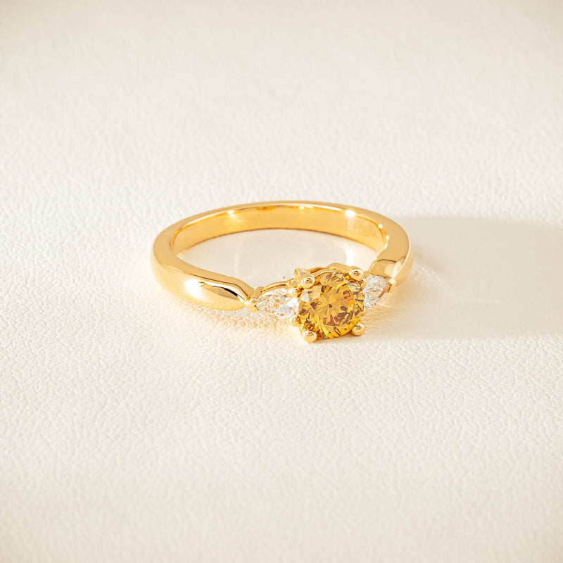 18ct Yellow Gold .64ct Yellow Diamond Ayla Ring - Ring - Walker & Hall
