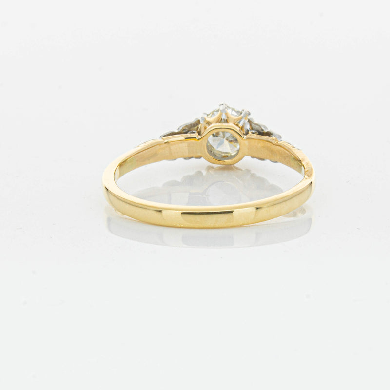 Deja Vu 16ct Yellow Gold .50ct Diamond Solitaire Ring - Ring - Walker & Hall