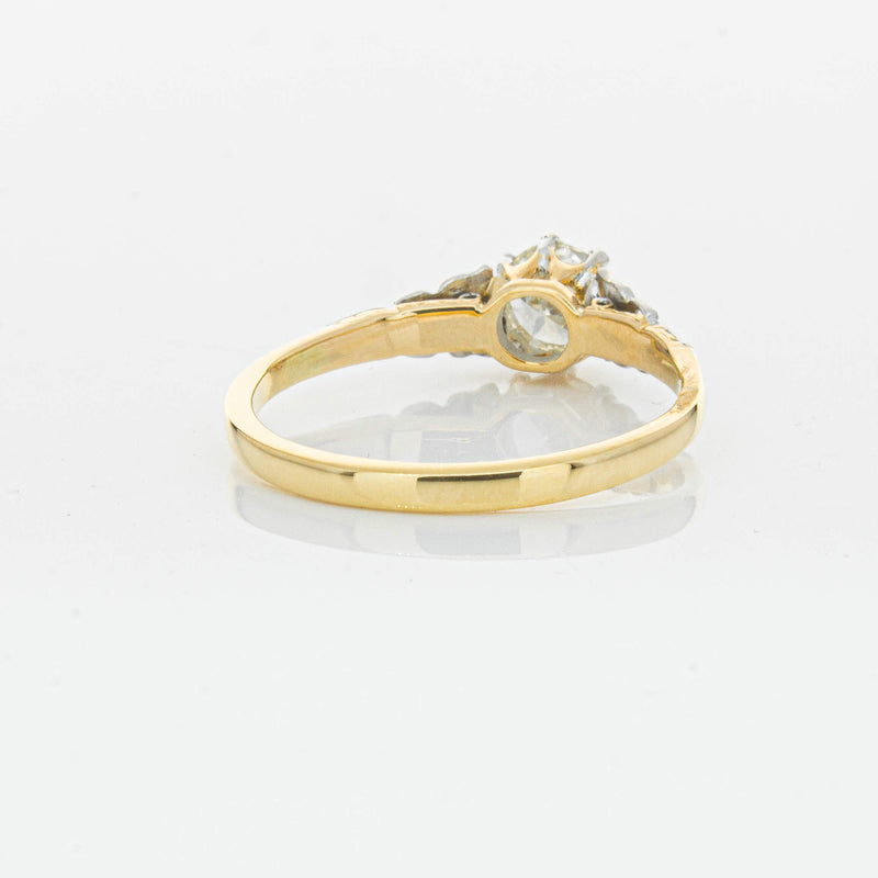 Deja Vu 16ct Yellow Gold .50ct Diamond Solitaire Ring - Ring - Walker & Hall