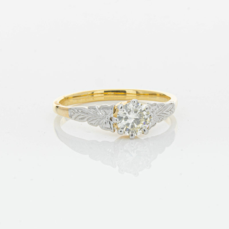 Deja Vu 16ct Yellow Gold .50ct Diamond Solitaire Ring - Ring - Walker & Hall