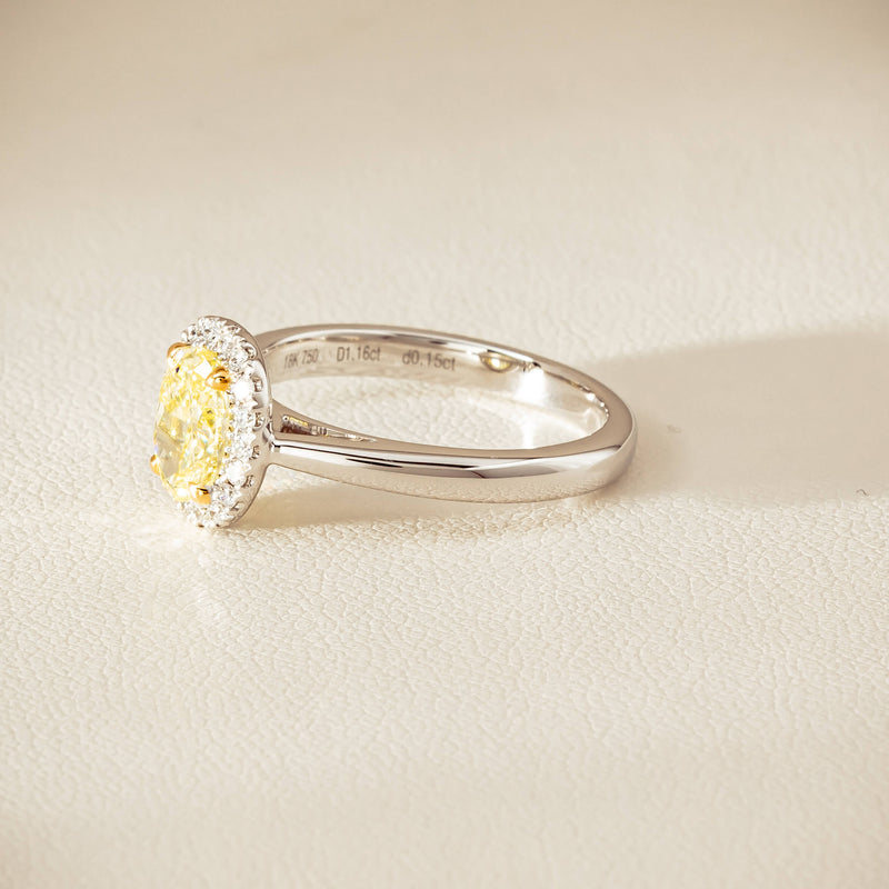 18ct White Gold 1.16ct Fancy Oval Diamond Nina Ring - Ring - Walker & Hall