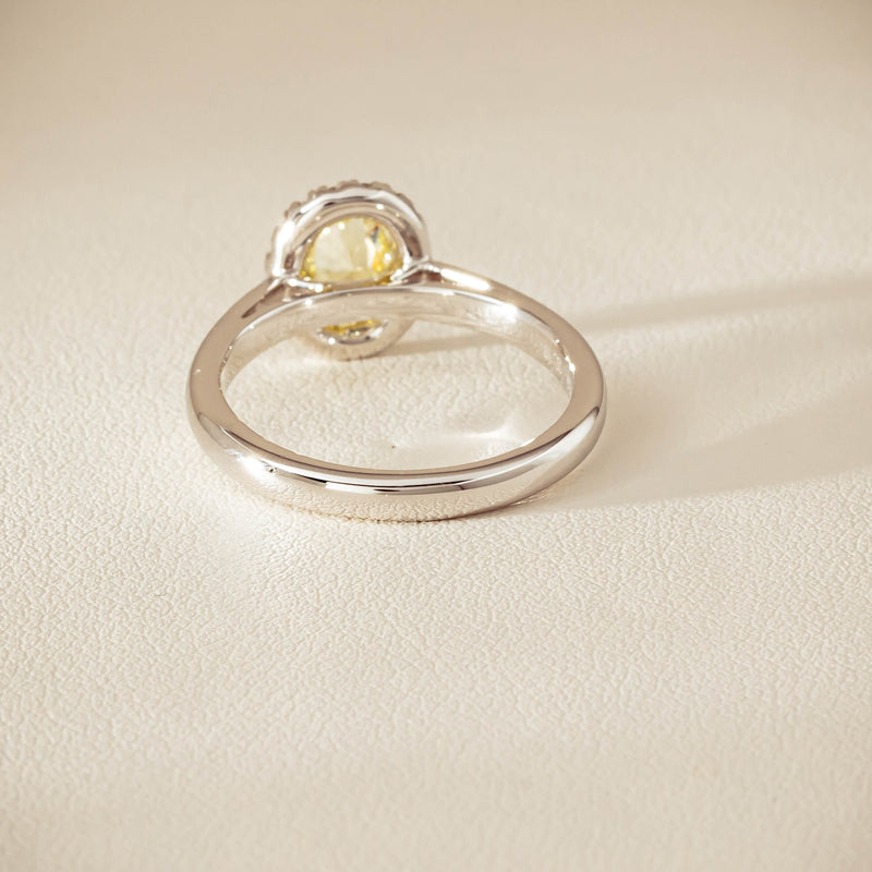 18ct White Gold 1.16ct Fancy Oval Diamond Nina Ring - Ring - Walker & Hall