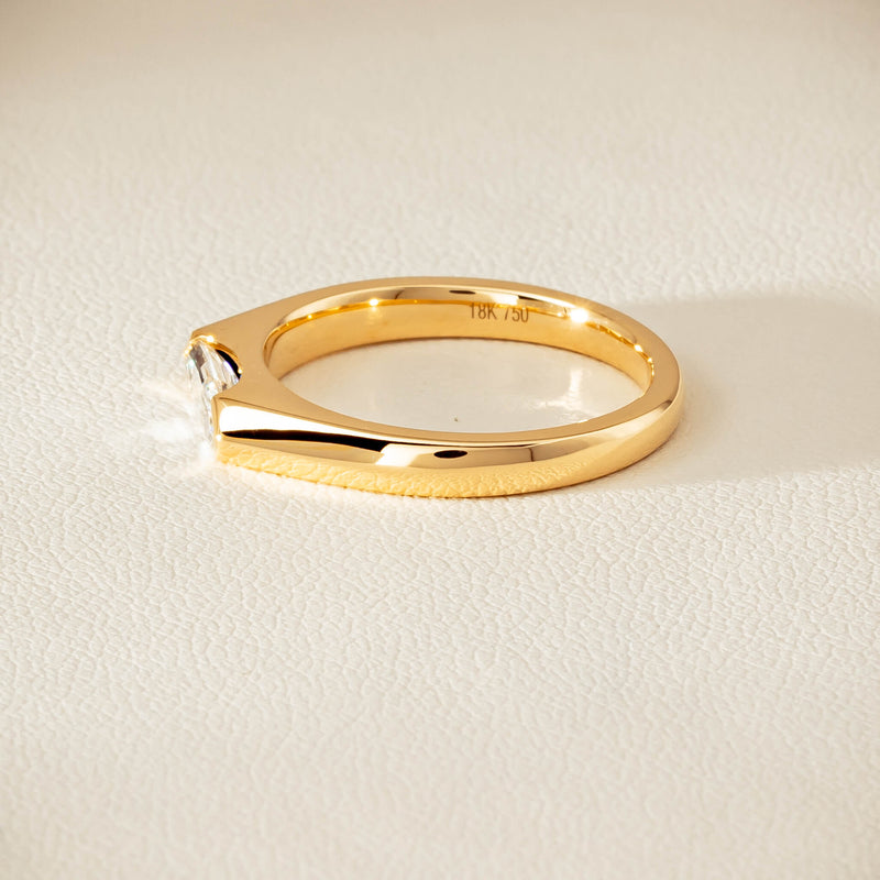 18ct Yellow Gold .56ct Marquise-Cut Diamond Astrid Ring - Ring - Walker & Hall