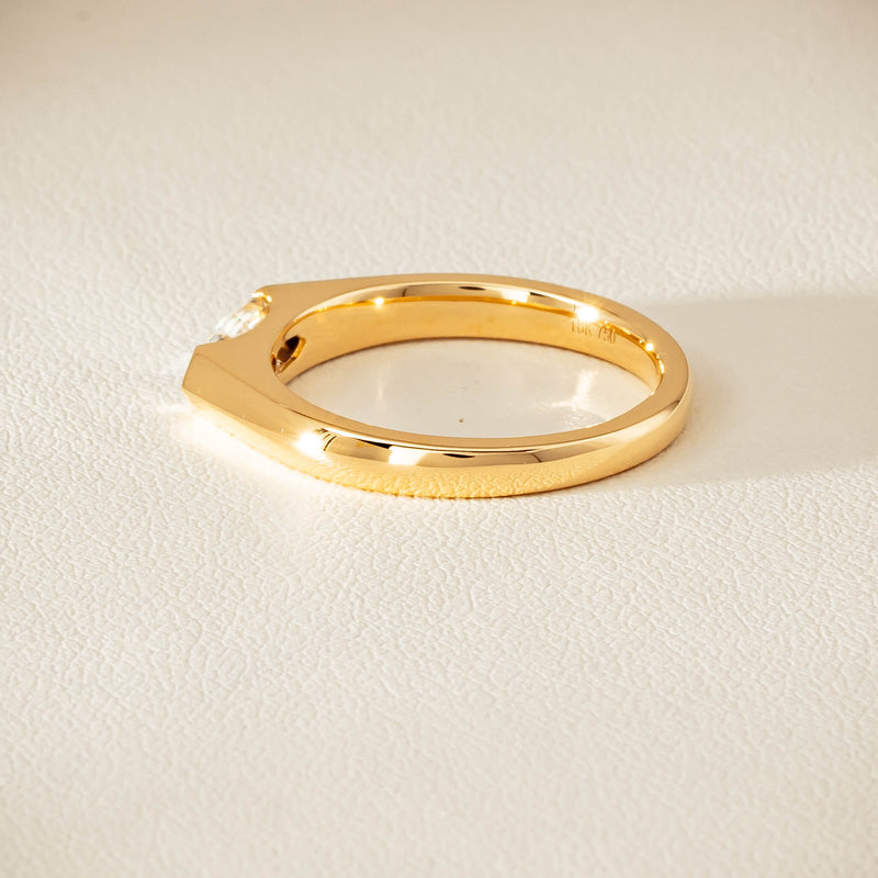 18ct Yellow Gold .56ct Marquise-Cut Diamond Astrid Ring - Ring - Walker & Hall