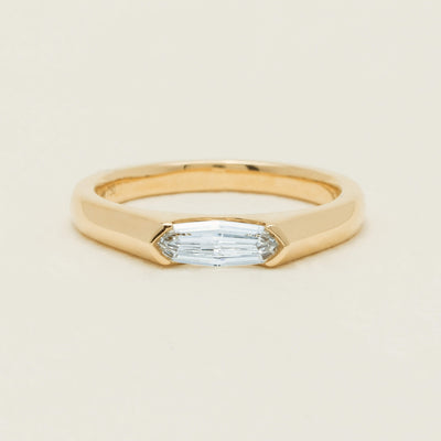18ct Yellow Gold .56ct Marquise-Cut Diamond Astrid Ring - Ring - Walker & Hall
