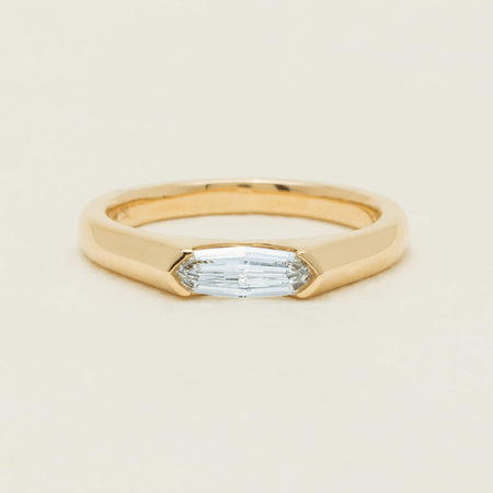 18ct Yellow Gold .56ct Marquise-Cut Diamond Astrid Ring - Ring - Walker & Hall