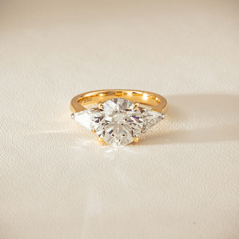18ct Yellow & White Gold 4.01ct Diamond Odyssey Ring - Ring - Walker & Hall