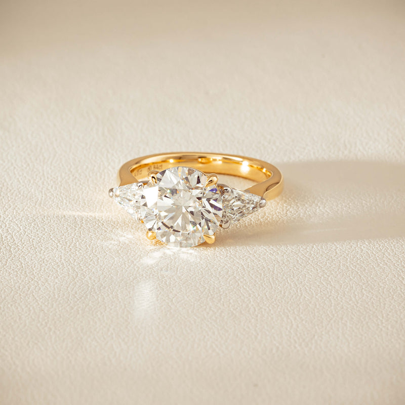 18ct Yellow & White Gold 4.01ct Diamond Odyssey Ring - Ring - Walker & Hall