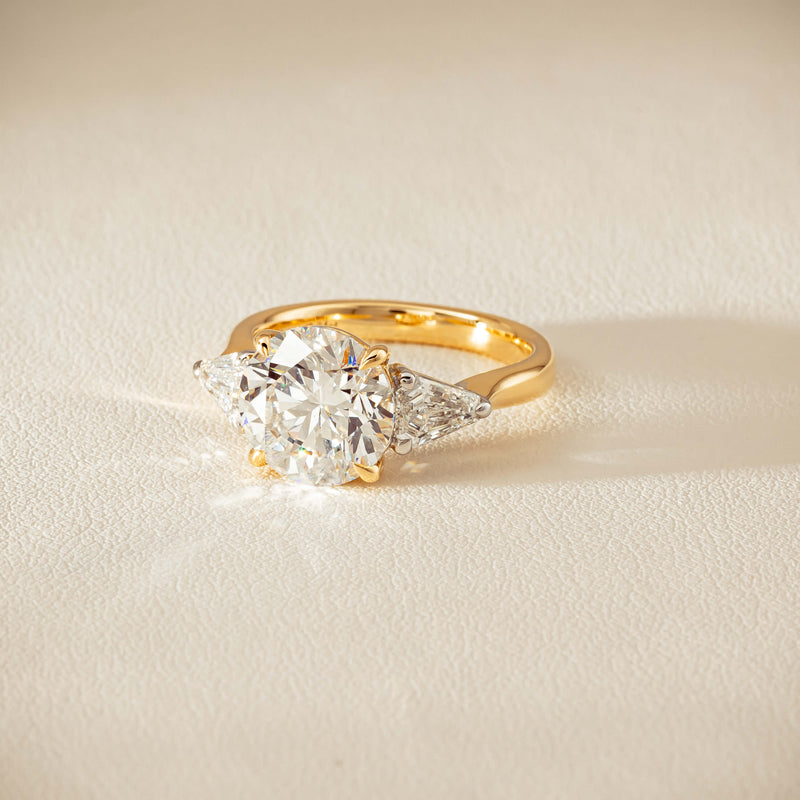18ct Yellow & White Gold 4.01ct Diamond Odyssey Ring - Ring - Walker & Hall