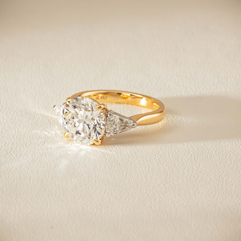 18ct Yellow & White Gold 4.01ct Diamond Odyssey Ring - Ring - Walker & Hall