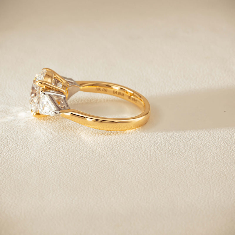 18ct Yellow & White Gold 4.01ct Diamond Odyssey Ring - Ring - Walker & Hall