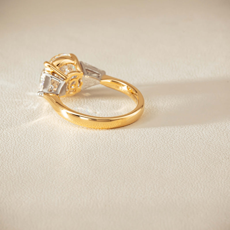 18ct Yellow & White Gold 4.01ct Diamond Odyssey Ring - Ring - Walker & Hall