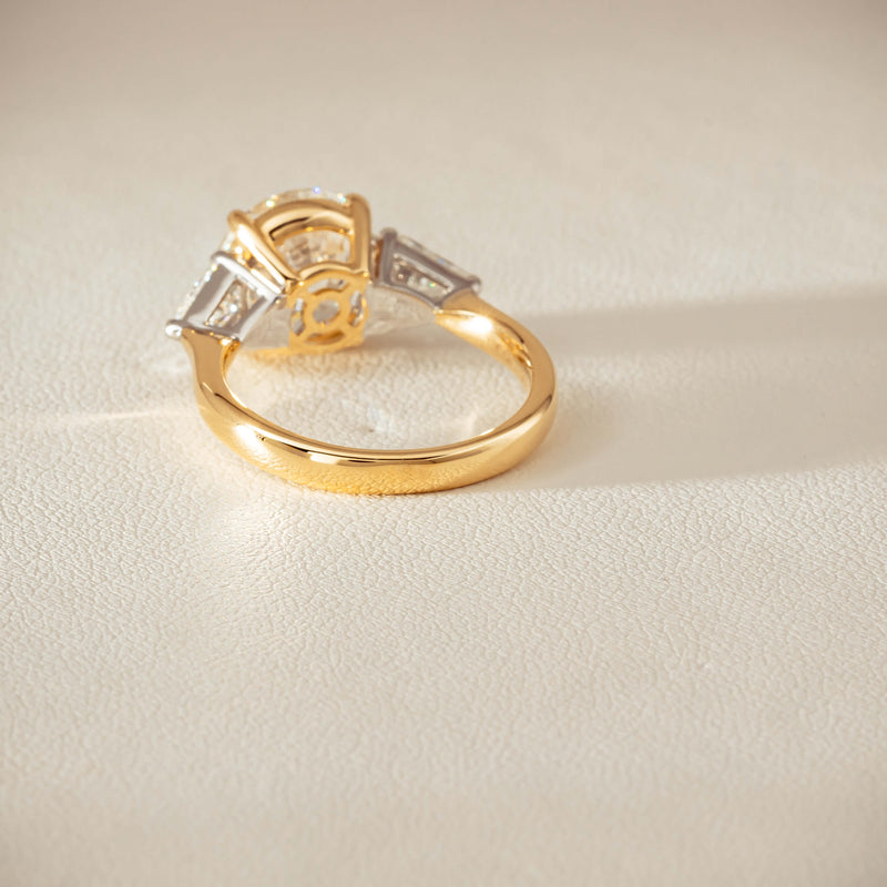 18ct Yellow & White Gold 4.01ct Diamond Odyssey Ring - Ring - Walker & Hall