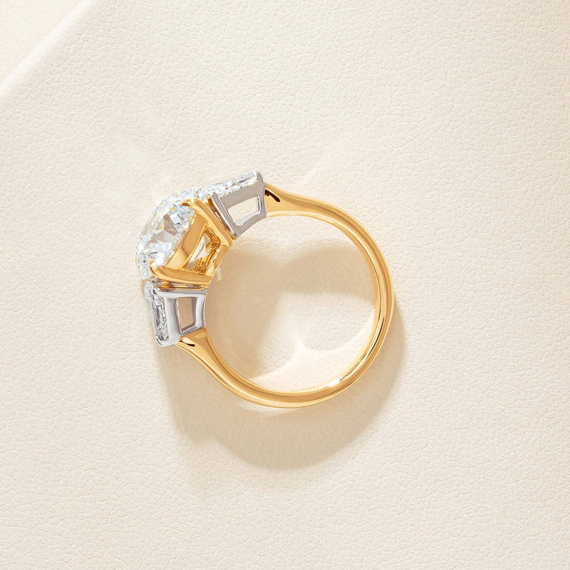 18ct Yellow & White Gold 4.01ct Diamond Odyssey Ring - Ring - Walker & Hall